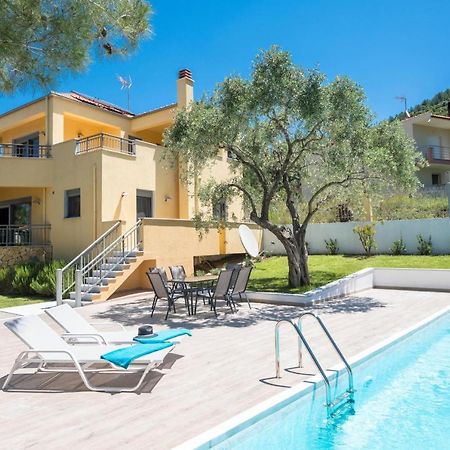 Louloudis Pool Villa Skala Rachoni  Luaran gambar
