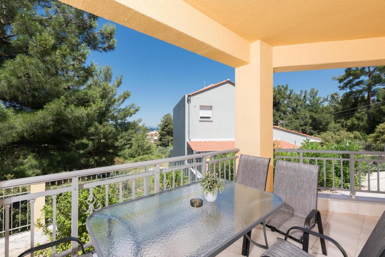 Louloudis Pool Villa Skala Rachoni  Luaran gambar