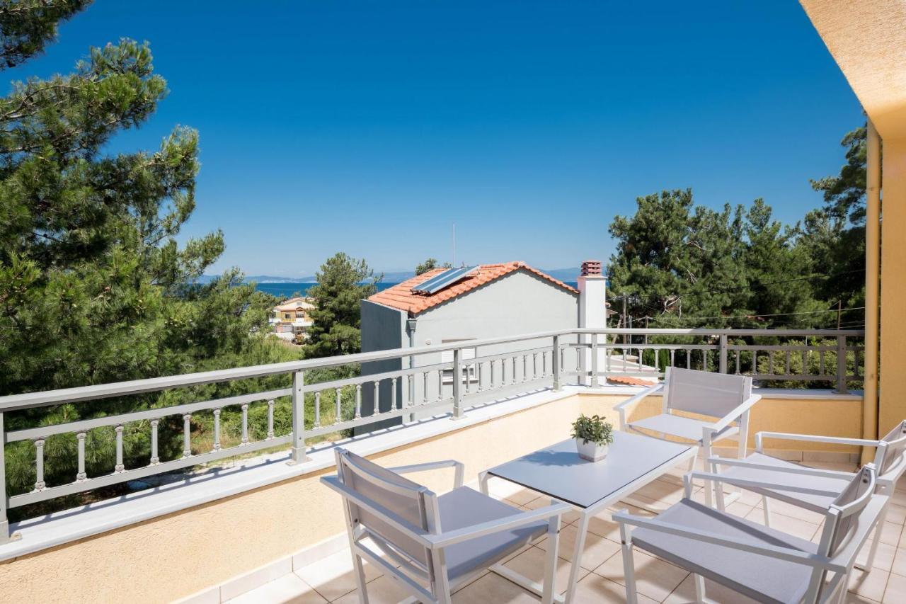 Louloudis Pool Villa Skala Rachoni  Luaran gambar