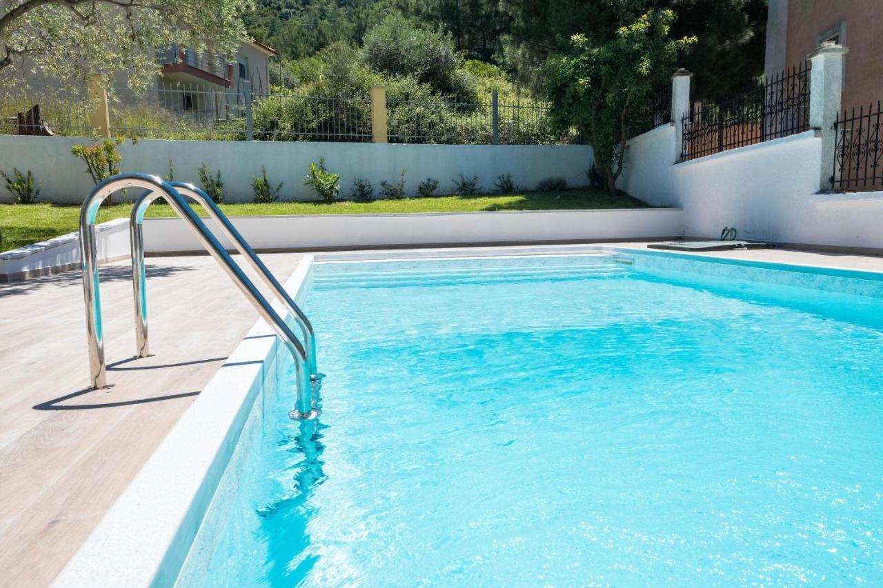 Louloudis Pool Villa Skala Rachoni  Luaran gambar