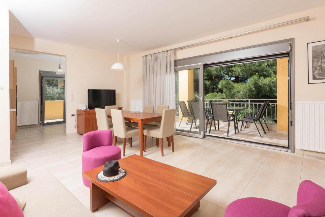 Louloudis Pool Villa Skala Rachoni  Luaran gambar