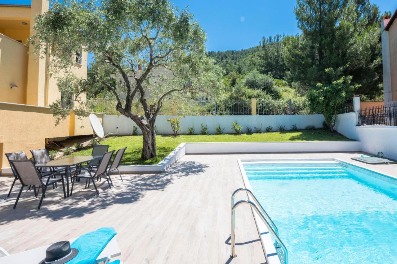 Louloudis Pool Villa Skala Rachoni  Luaran gambar