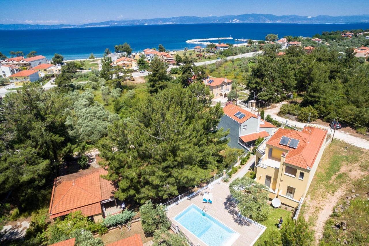 Louloudis Pool Villa Skala Rachoni  Luaran gambar